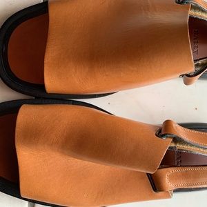 Bally Brown Leather Sandals